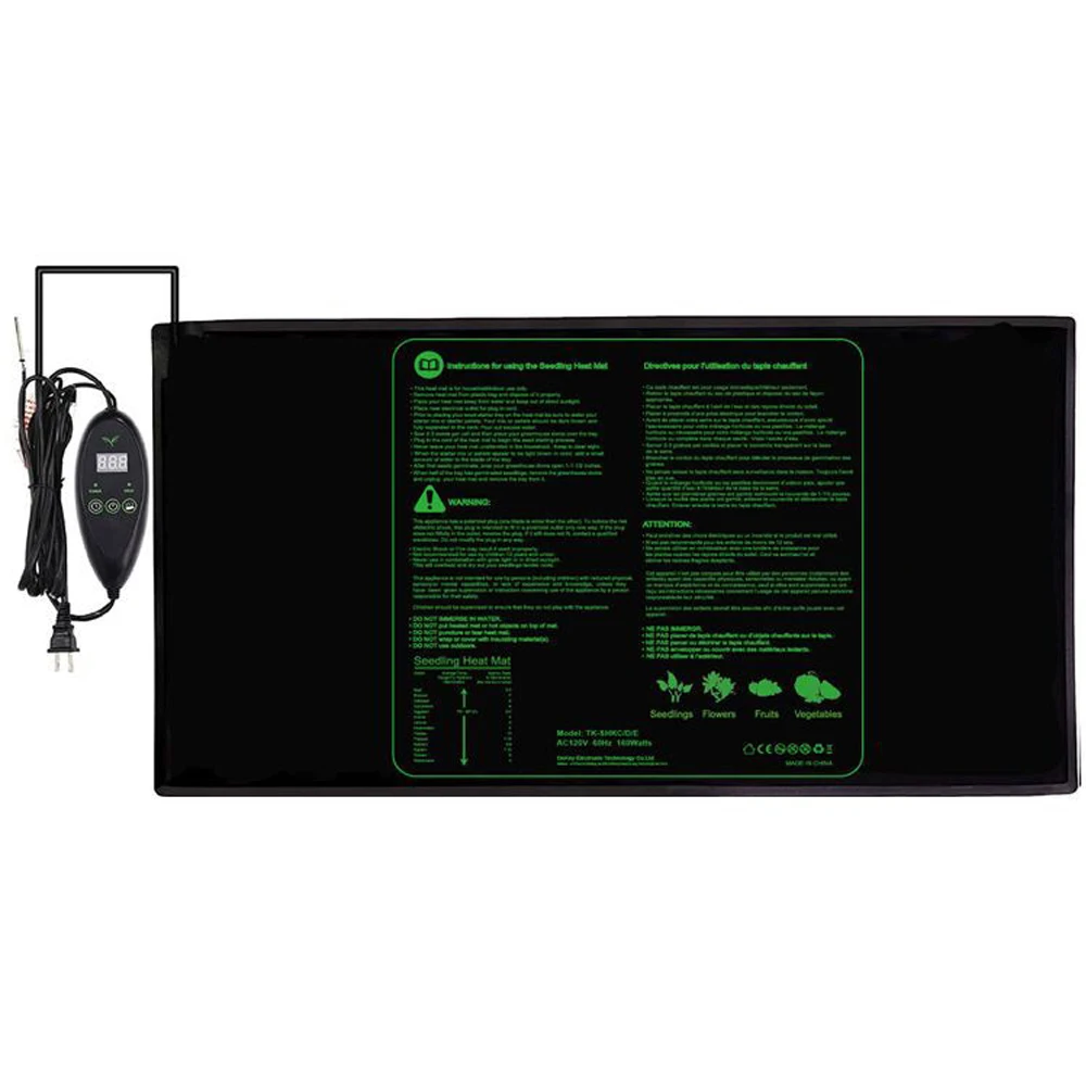 SixStage قابل للتعديل الشتلات درجة الحرارة الحرارة حصيرة نباتات داخلية إنبات لوحة التدفئة مقاوم للماء انتشار استنساخ كاتب حصيرة