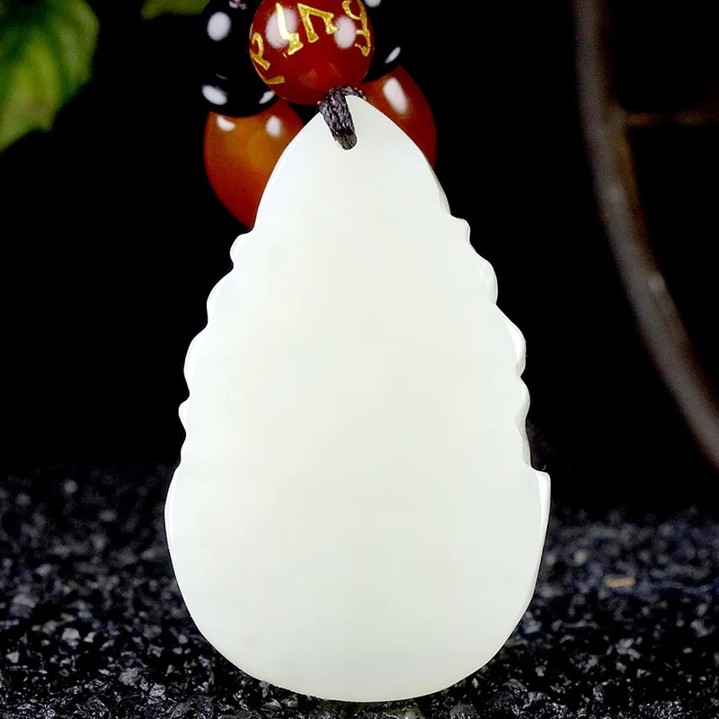 Hotan Jade Buddha Pendant - Thousand-Hand Guanyin, Guardian Deity Zodiac Sign Of Rat