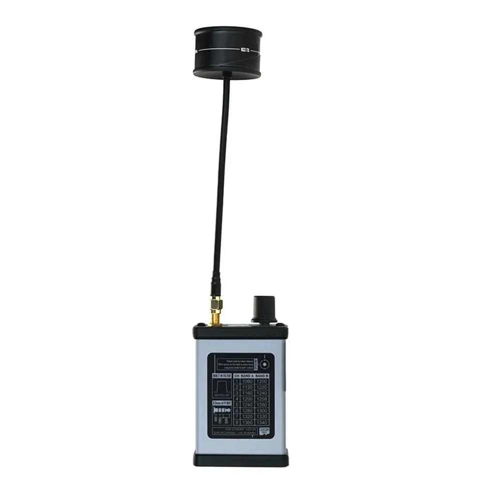1.2/1.3G V2 Analog VRX Module Video Transmitter Receiver with Circular Polarized Antenna 7-30V Long Distance for FPV Drone