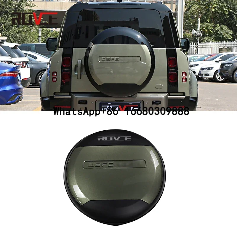 ROVCE  Car Spare Tire Cover Car Decoration Auto Parts Accessories For Land Rover Defender 90 110 130  2020-2024