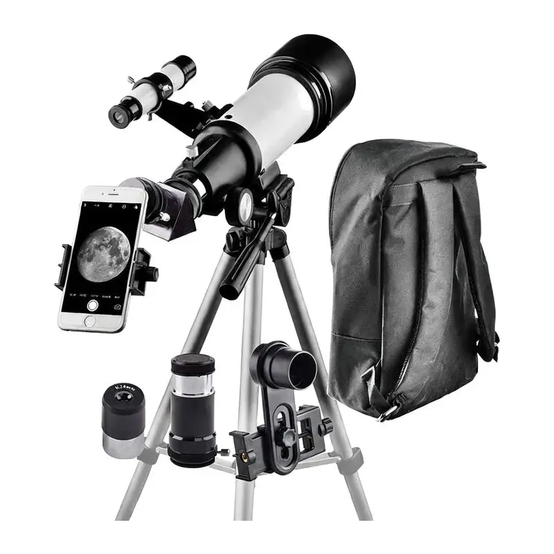 High-end 70mm Aperture 400mm Installation Astronomical Refracting Telescope Children's Series Telescope and Binoculars