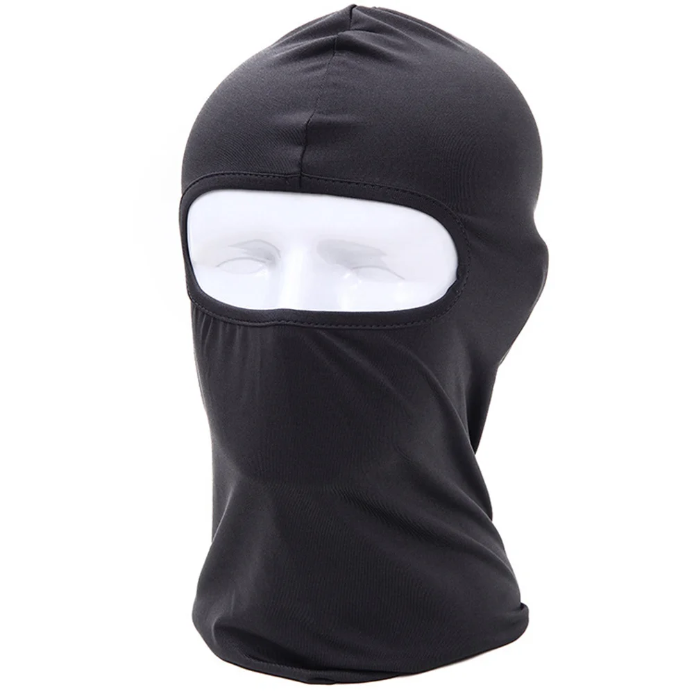 Motorcycle Cooling Full Face Mask Summer Breathable Motorbike Riding Hood Neck Cover Motocross Cycling Helmet Headgear