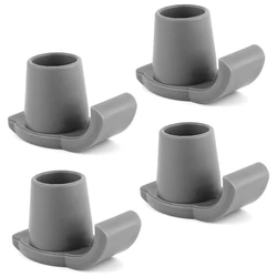 Deslizadores de esquí para andador, accesorios para pies de andador, herramienta de tubos de 1 1/8 pulgadas, 4 piezas
