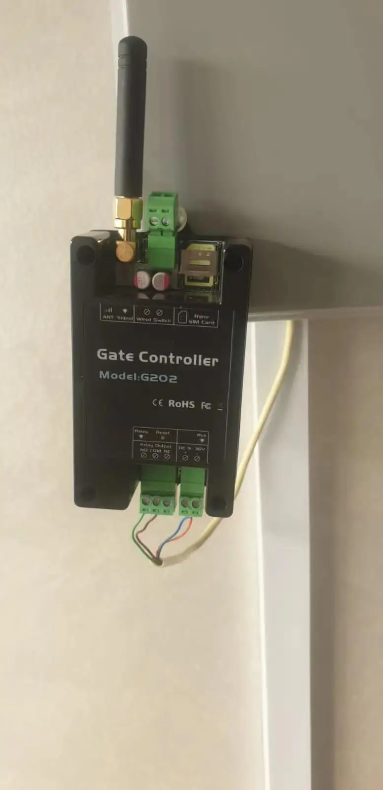 2G 4G Gsm Gate Opener Relay Switch Door Opening Relay Free Call /SMS 4G Gsm Remote Controller