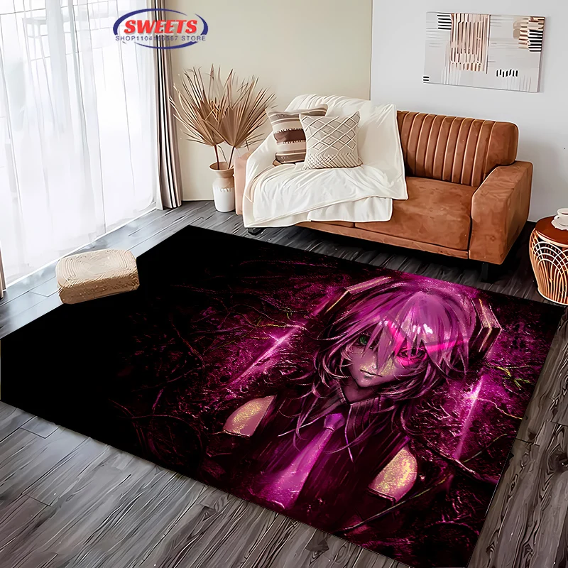 New Arrival ! Music Theme Carpet, Virtual Idol Hatsune Miku Living Room Bedroom Bed Mat, Non-slip Durable Large Home Office Rug