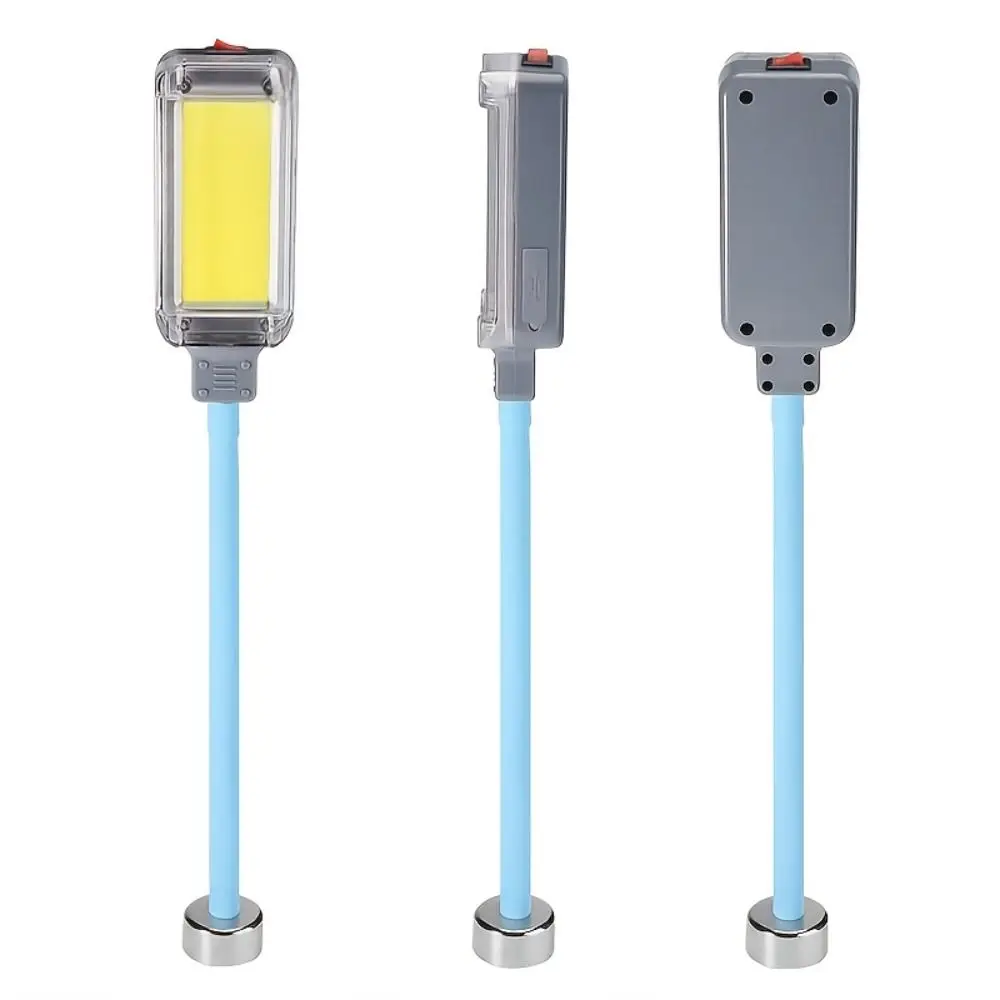 

USB Charging Strong Light Flashlight Handheld Design Multi-functional Portable Work Light Magnetic Bottom High Brightness