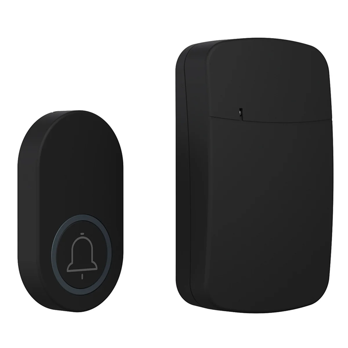 Outdoor Wireless IP44 Doorbell 38 Ringtones Melodies 200m Range Doorbell for Welcome Home Door Bell US Plug Black