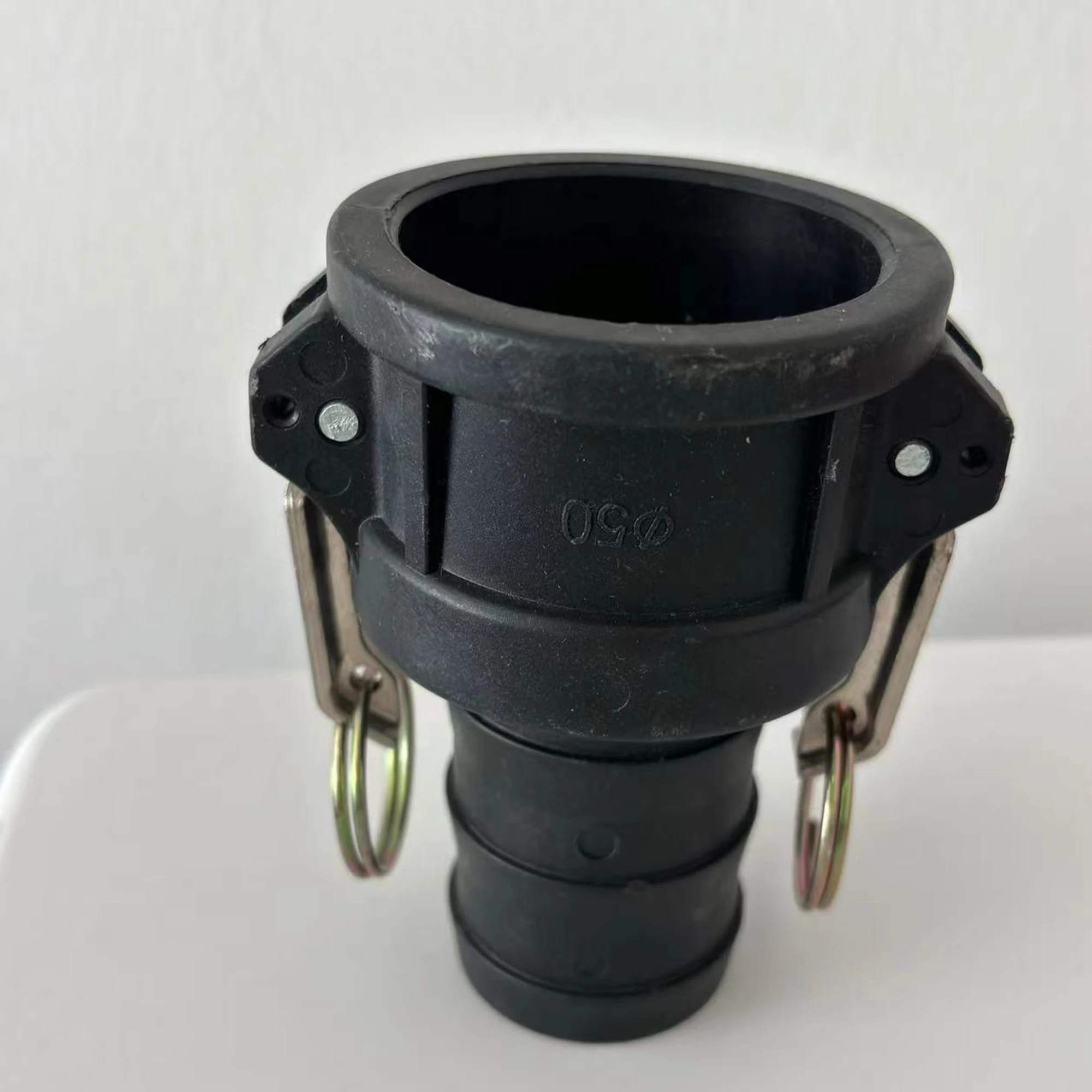 2 polegadas tipo F plástico PP conexão rápida acoplamento de mangueira flexível tipo E acessórios Camlock