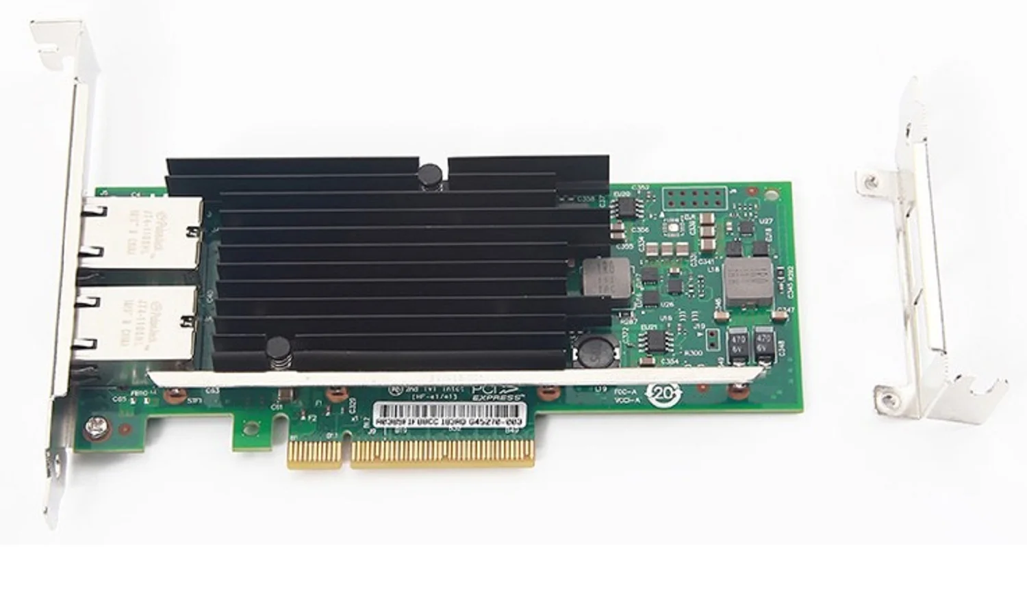 بطاقة LAN لخادم إيثرنت 10 جيجابت NIC X540T2 منفذ RJ-45 مزدوج PCIex8 محول شبكة متقارب لإنتل X540-BT2 لنظام التشغيل Windows وVMware