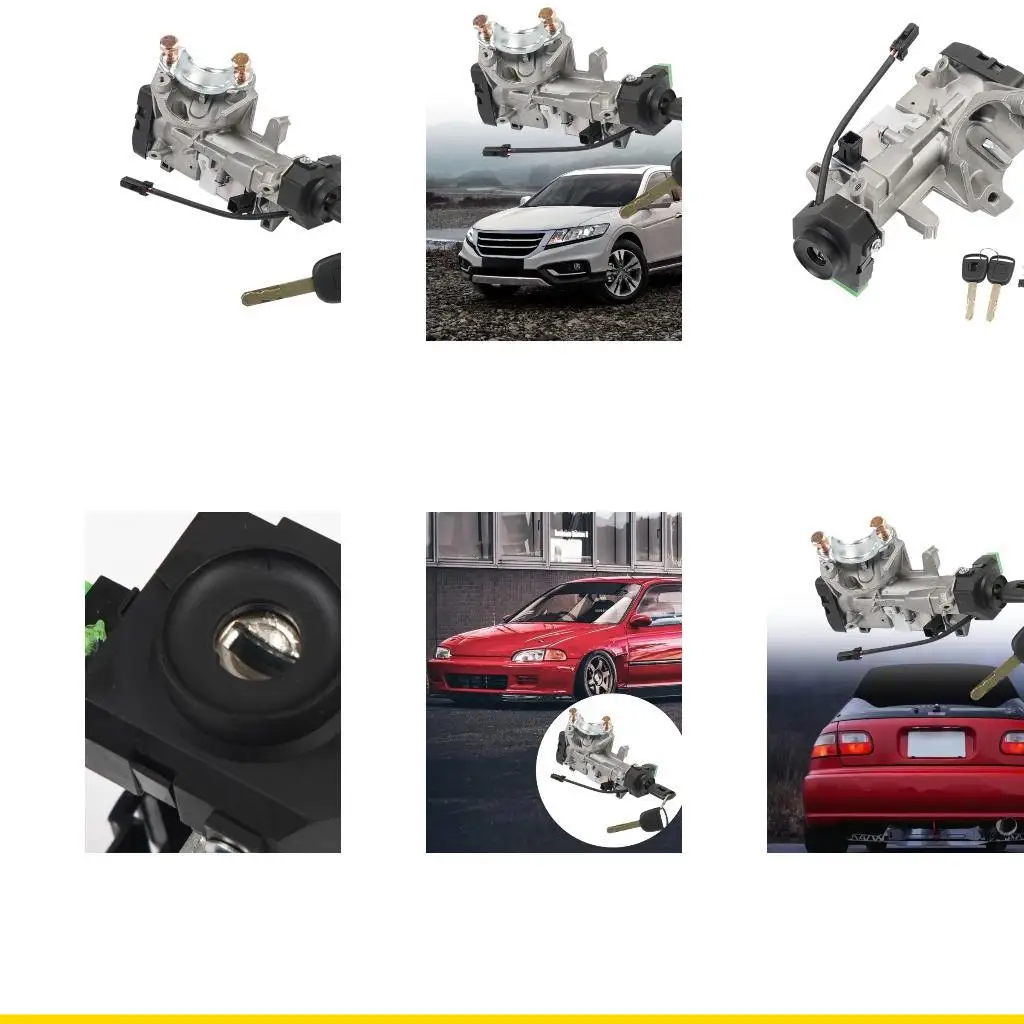 

SZCH Direct Fit Ignition Switches Lock Cylinder Assembly 06350-SAA- High Security Ignition Lock Cylinder Suitable for Auto