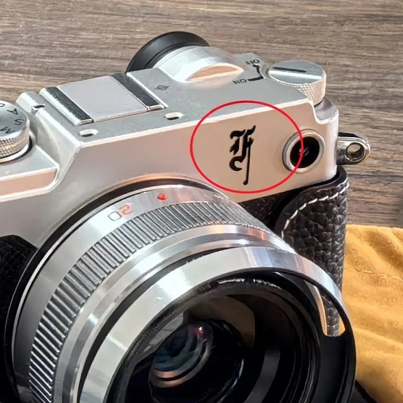 5 sztuk Metalowa Naklejka z Logo F, Dekoracja Kamery, Tabliczka z Nomiakiem, Odznaka do Aparatu Olympus PEN