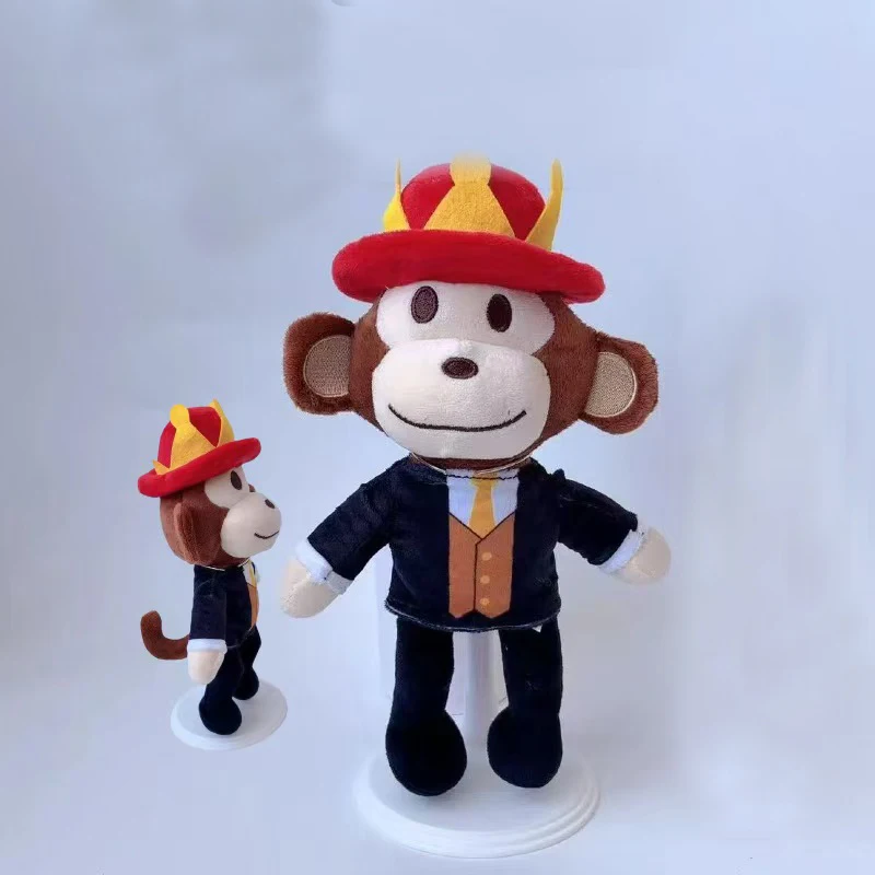 

2025 New Steel a Brainrot Plush Toy Game Cartoon King Monkey Soft Cute Plush Doll Plush Toy Children's Birthday Gift