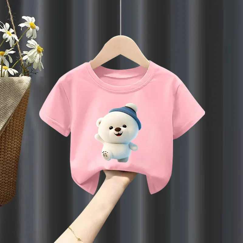 New Children\'s T-shirt Short-sleeved Summer Thin Men\'s and Women\'s Compassionate Baby Half-sleeved Summer Clothing Wholesale