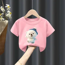 New Children's T-shirt Short-sleeved Summer Thin Men's and Women's  Compassionate Baby Half-sleeved Summer Clothing Wholesale