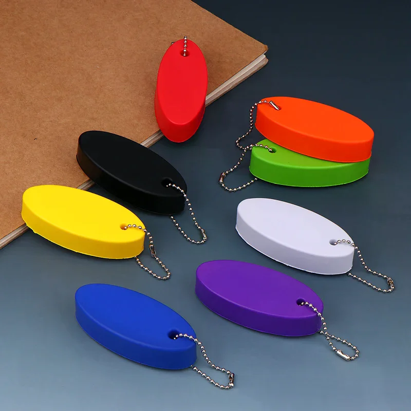 Oval Foam Floating Buoyant Keychain For Water Sports Marine Boat Swimming Kayak Rafting Key Canoe Keyring Surf Accessory