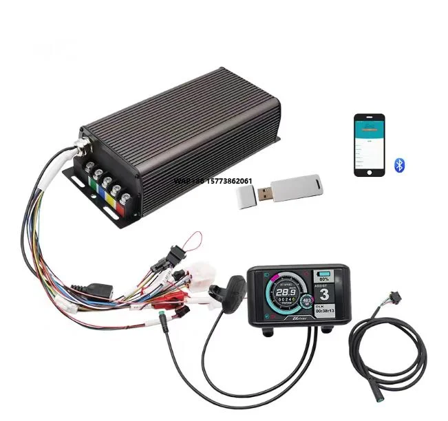 

72V 100A 150A 200A 5000W Датчик Холла Синусоидальный программируемый контроллер Sabvoton для электровелосипеда и дисплей UKC1