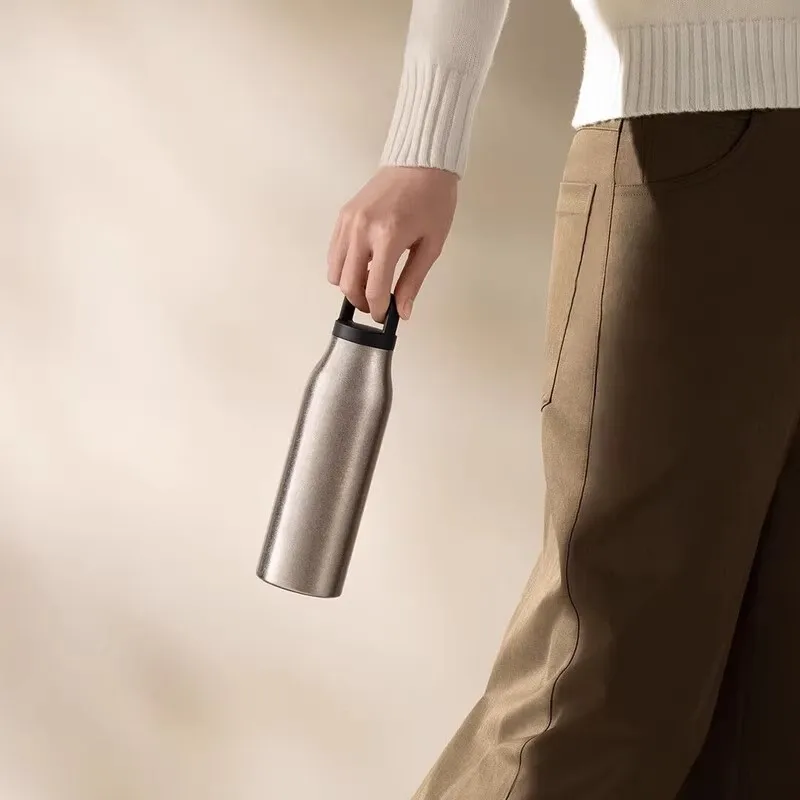 Xiaomi Mijia Portable Titanium Insulated Pot Pure Titanium Inner Pot Antibacterial Long Lasting Vacuum Insulation Ice Drink Cup