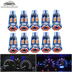 10pcs T5 Led Bulb Car Interior Dashboard Lights For Ford Focus 2 1 Fiesta Mondeo 4 3 Transit Fusion Kuga Ranger Mustang KA S-max