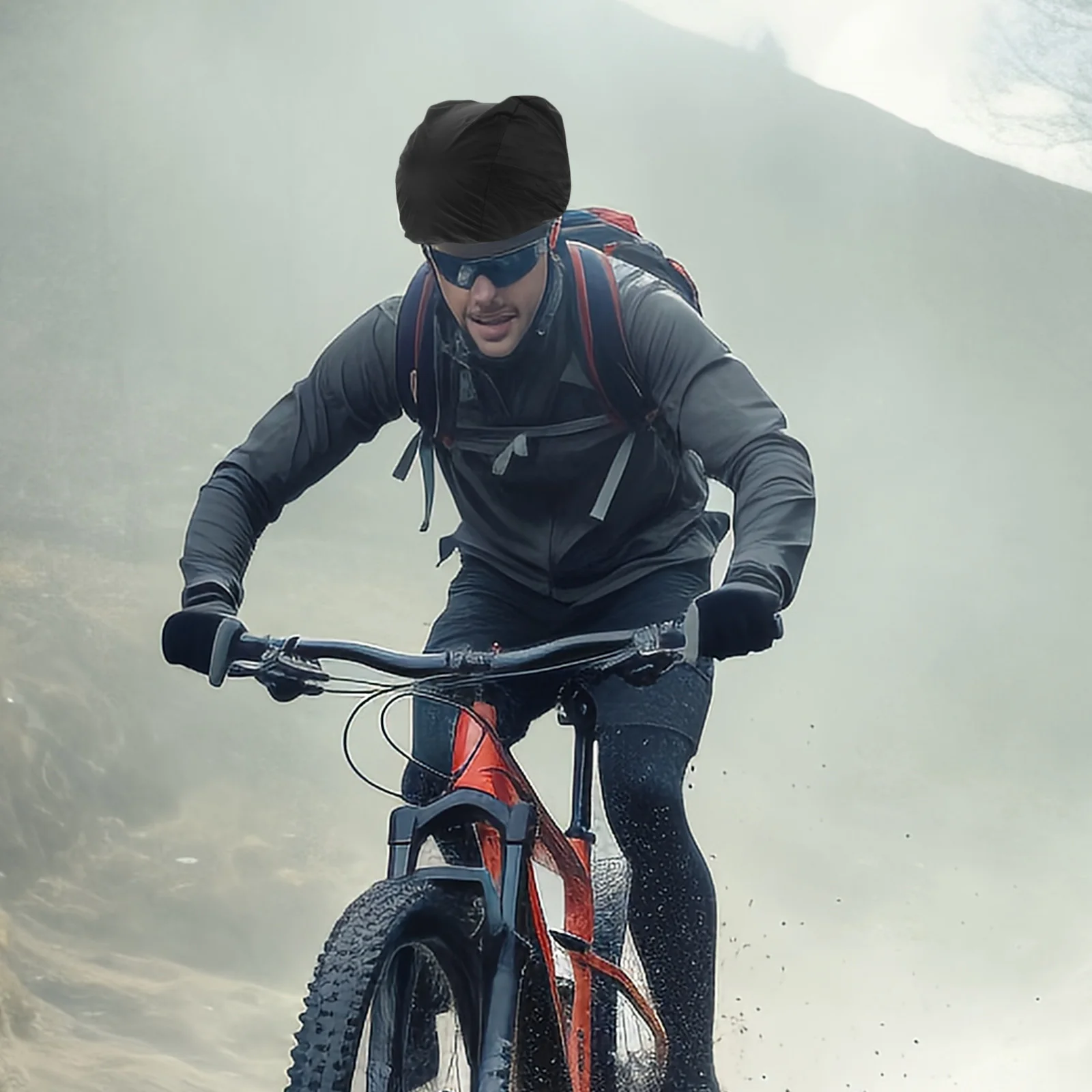 

Reusable Cycling Cover Protective Shield Foldable Lightweight Easy Carry Universal Fit For Bike Bicycle Sports