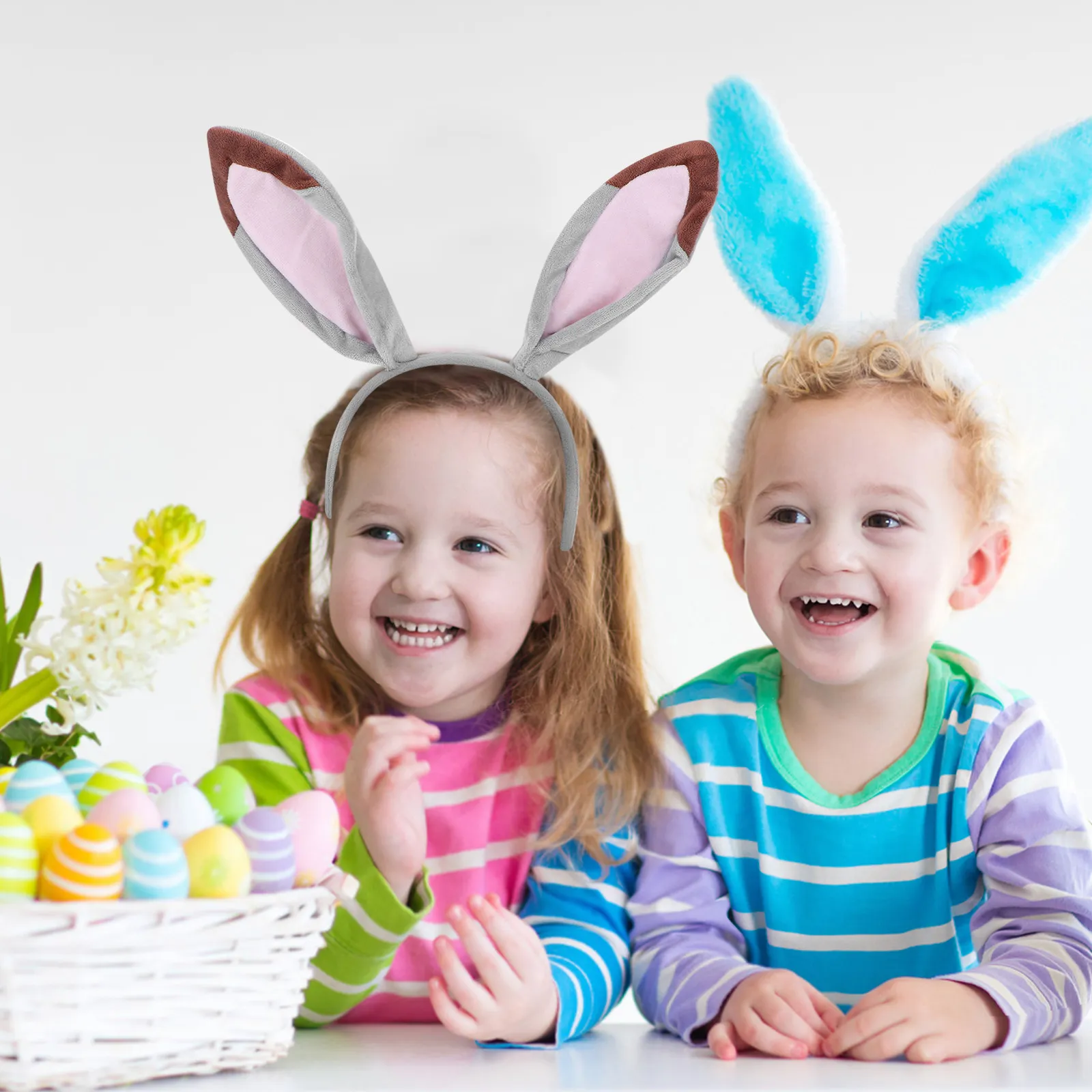 3 Pcs Easter Headband Costume Accessories Donkey Ears Bunny Headpiece Dress up Headbands