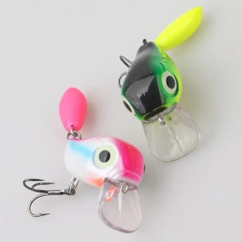Professioneller 60mm Angelköder Glänzender 4,6g Künstlicher Minnow-Spinner Löffelköder Mini-Angelköder für Haruan/Sebarau/Siakap