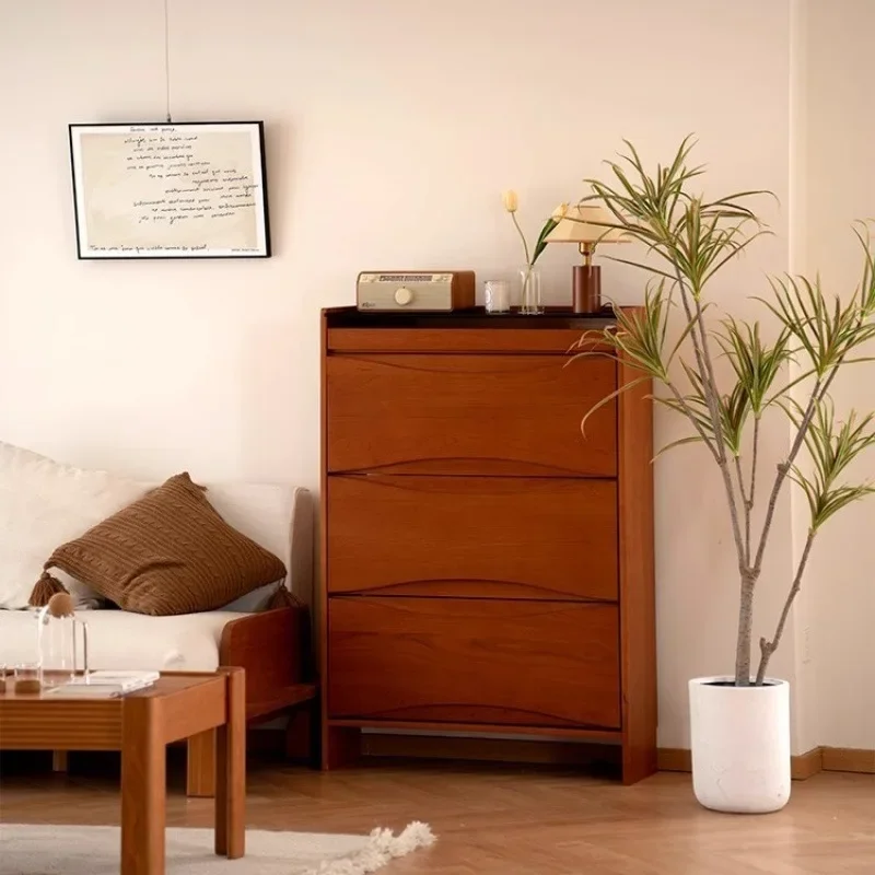 

Домашняя ультратонкая дверная полка для обуви из массива дерева, для небольшой квартиры, с большой вместимостью, простая в установке.