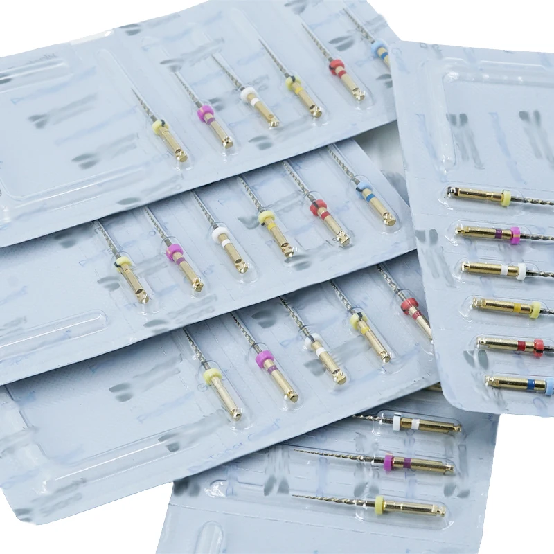 ملف دوار اللبية الذهبي من Dentsply Protaper متوفر بجميع الأحجام والأرقام أداة إندو مادة طب الأسنان