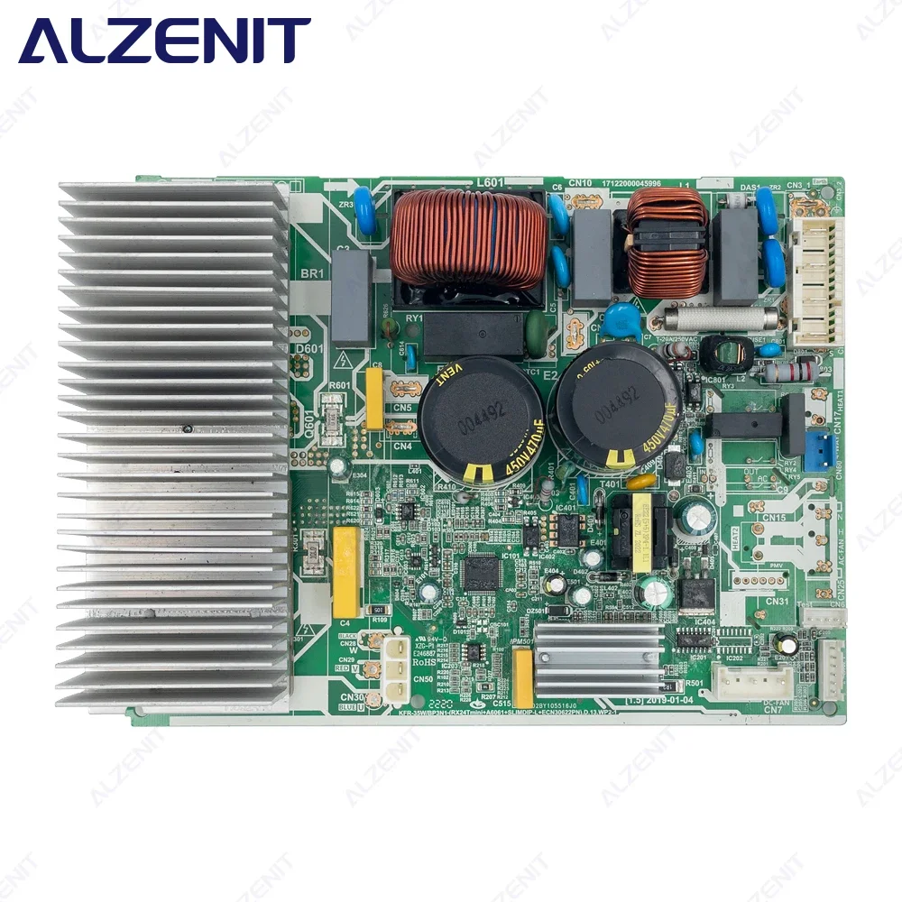 

Control Board Used For Midea Air ConditionerKFR-35W/BP3N1-(RX24Tmini+A6061+SLIMDIP-L+ECN30622PN).D.13.WP2-1 17122000045996 PCB