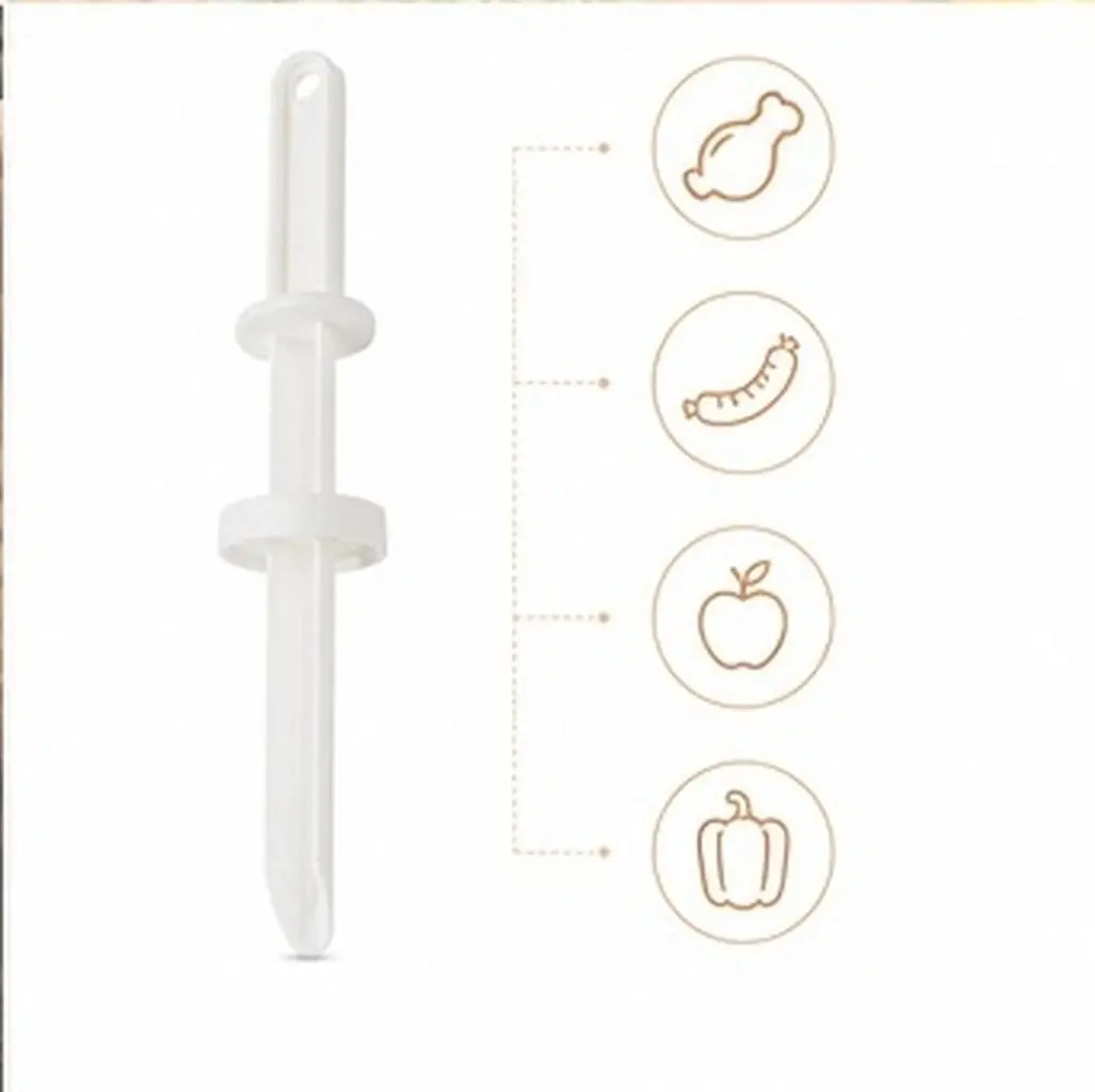 4Pcs Food Injector Kit for Meat, Poultry, Fish, Sausage & Vegetables – Marinade & Coring Kitchen Tool