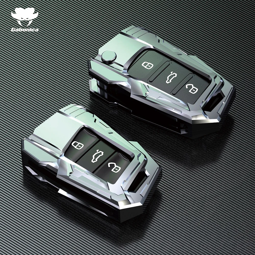 

Zinc alloy Car Remote Key Case Cover Holder Shell Fob For Volkswagen VW Magotan Passat B8 Golf For Skoda Superb A7 Accessories