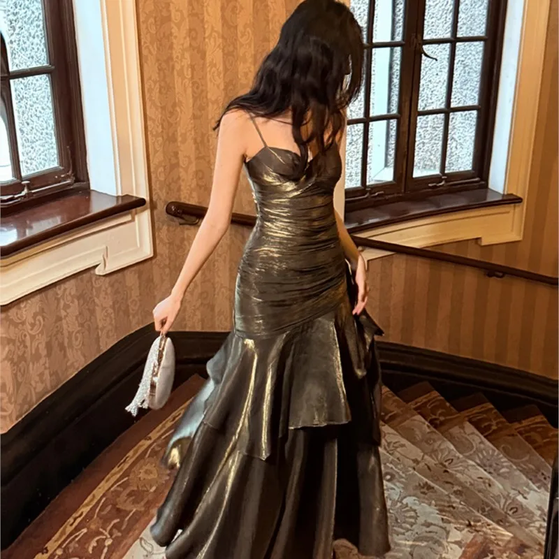 

Mermaids ruffled bar mitzvah dress