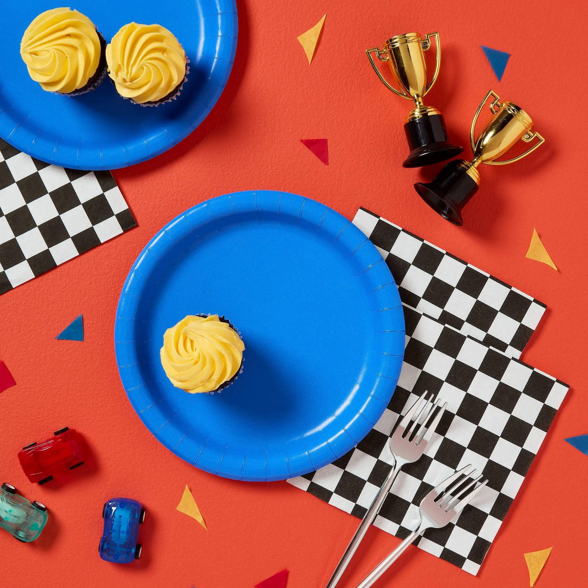 30ct Black And White Checkered Paper Lunch Napkins Disposable Party Tableware For Picnics And Events