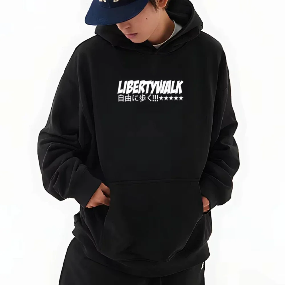 

High Quality Liberty Walk printed Hoodies Men women harajuku car Graphics Sweatshirt Unisex Fleece vintage Long sleeve pullovers
