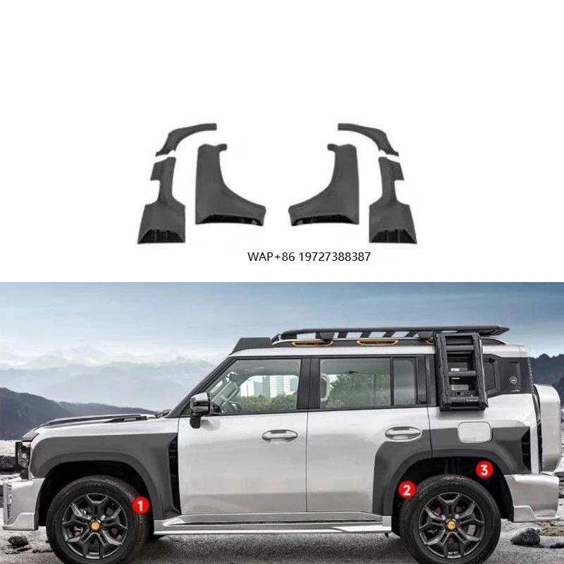 

For T2 Wide-Body Wheel Eyebrows Car Roof Racks Bumper Chery Jetour T2 Accessories