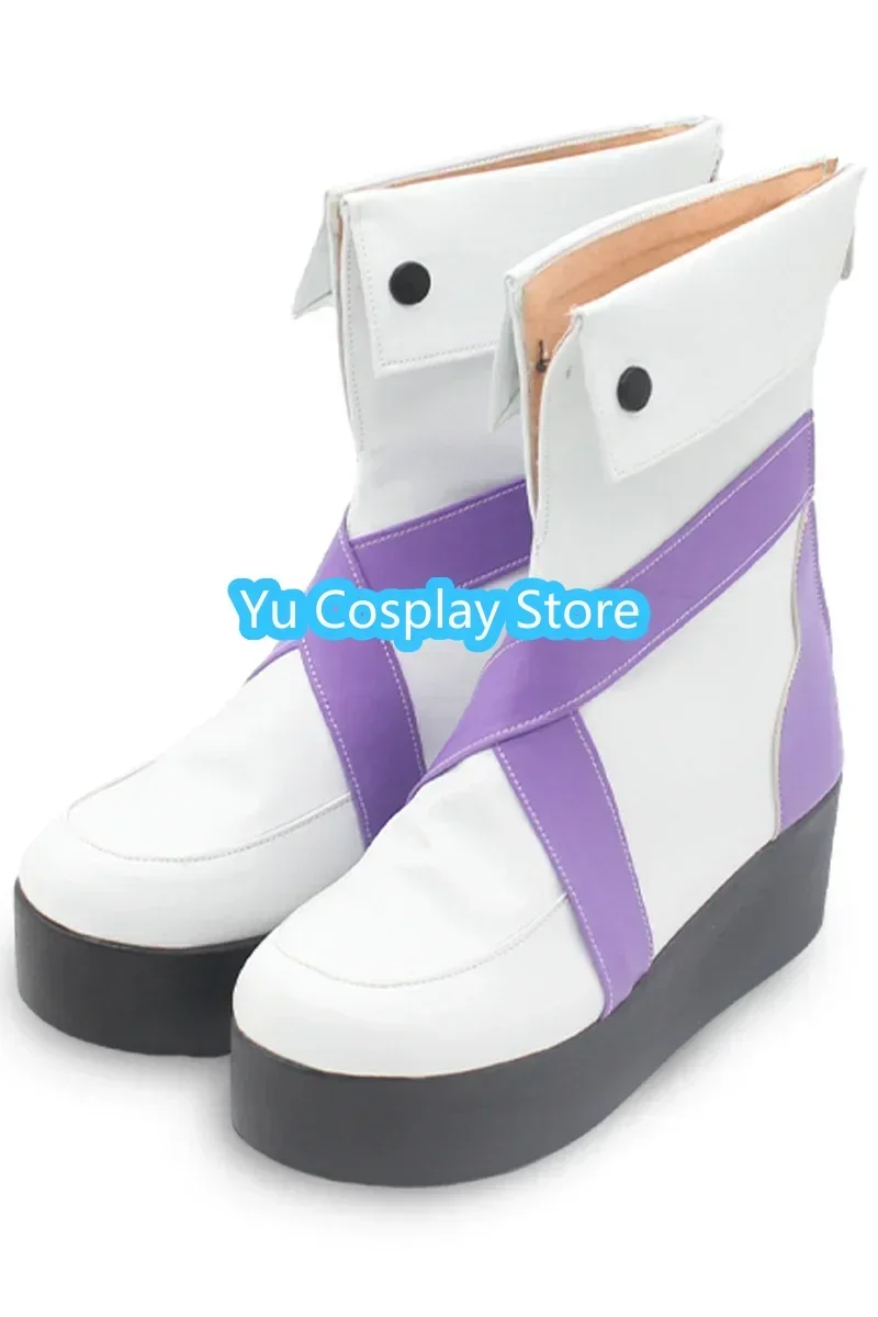 Proyecto de juego Sekai Tenma Tsukasa, zapatos de Cosplay de cuero PU, botas para fiesta de Halloween, accesorios de Cosplay hechos a medida