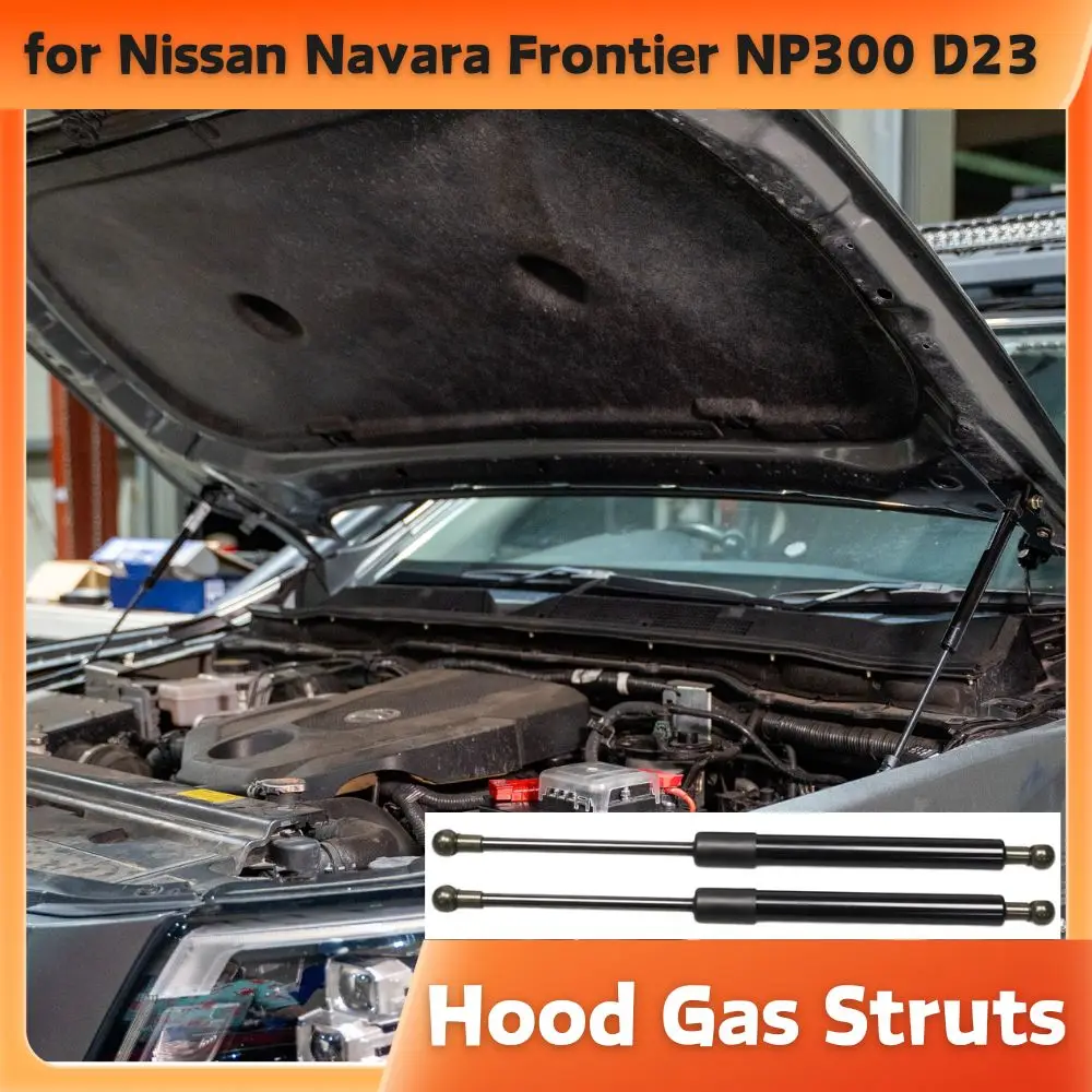 

Hood Struts for Nissan Navara Frontier NP300 D23 2014-Present Front Bonnet Gas Springs Shock Absorbers Lift Supports 2PCS