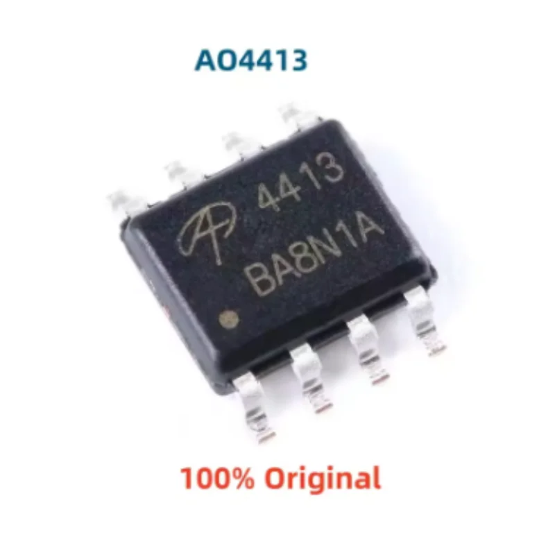 10PCS AO4413 AO4801A  P Channel MOSFET 30V SOP-8 SMD Power Transistor Chip