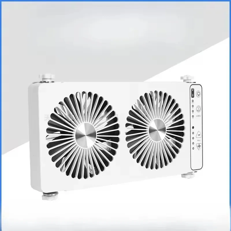 Removable Car Sunroof Ventilation Fan Silent Dual Exhaust & Intake Fan Vehicle Air Radiator for Car Interior Cooling