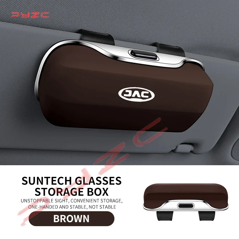 

Voor JAC Verfijnen J3 J4 J7 JS3 JS4 KR1 S2 S3 S4 Car Visor Suglasses Glasses Holder Clip Organizer Box Protective Storage Case