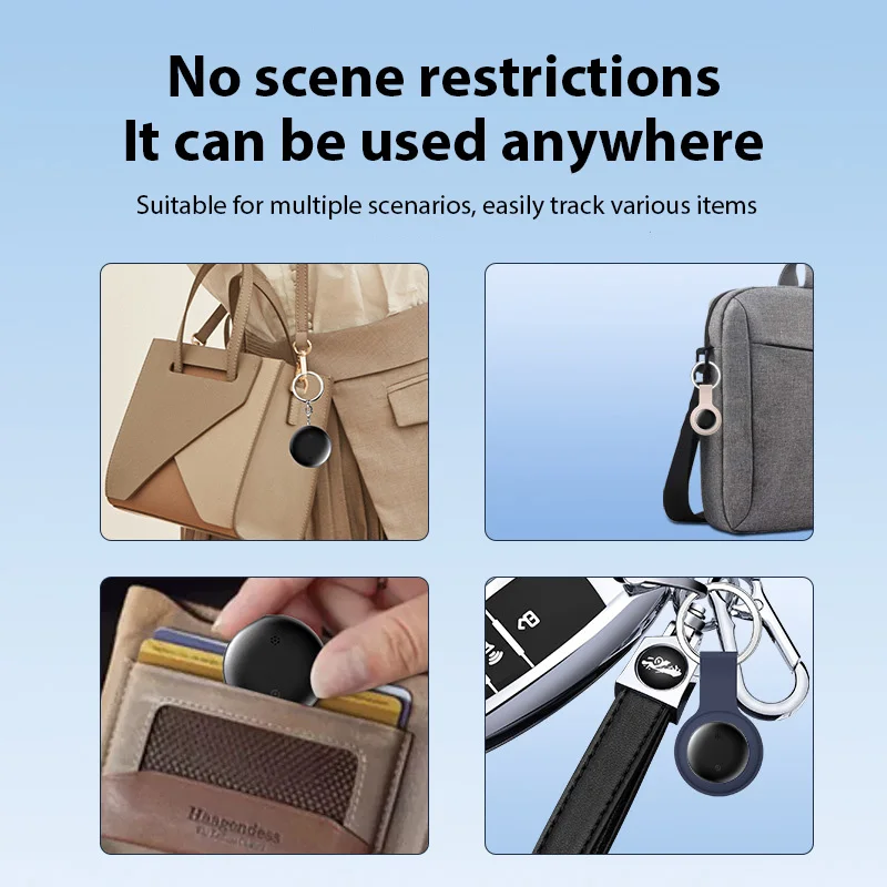 Dispositivo Anti-perdita Bluetooth GPS Tracker Key Tag Tracker Portable Kids Pet Bag Bike Wallet Tracker per dispositivo di localizzazione Android IOS
