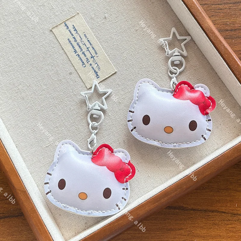 

Hello Kitty Keychain Cute Cartoon Cat Women Accessories Versatile Backpack Decoration Children Toy Kawaii Girl Gift Wholesale