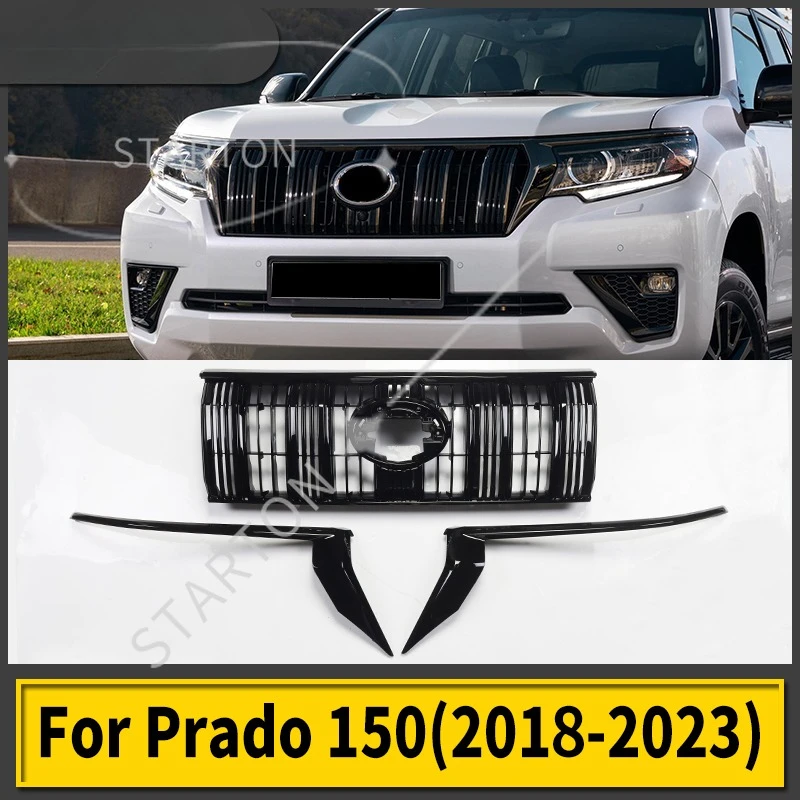 For Toyota Land Cruiser Prado 150 Grille Modification Lc150 2014-2023 Grille Highlight Strip Decoration Accessories