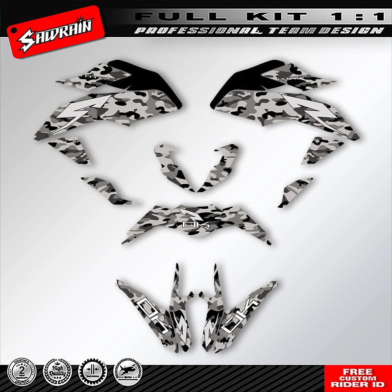 

Sawrain Motorcycle Graphics Backgrounds Decals Stickers Kit Number Name Custom For KTM DUKE 125 390 2017 2018 2019 2020 012