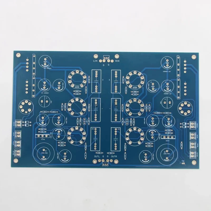 1PC Hifi 6Z4 +12AX7 Stereo Tube Preamp Board PCB Base On France JP200 Preamplifier