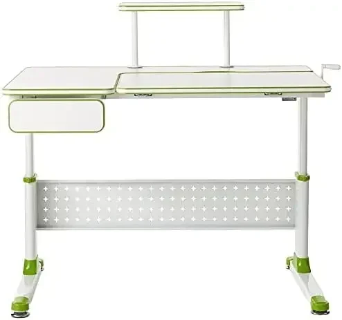 A  Study Table Set, Kids Desk with Chair Set, Height Adjustable Desk for Kids, Kids Study Desk