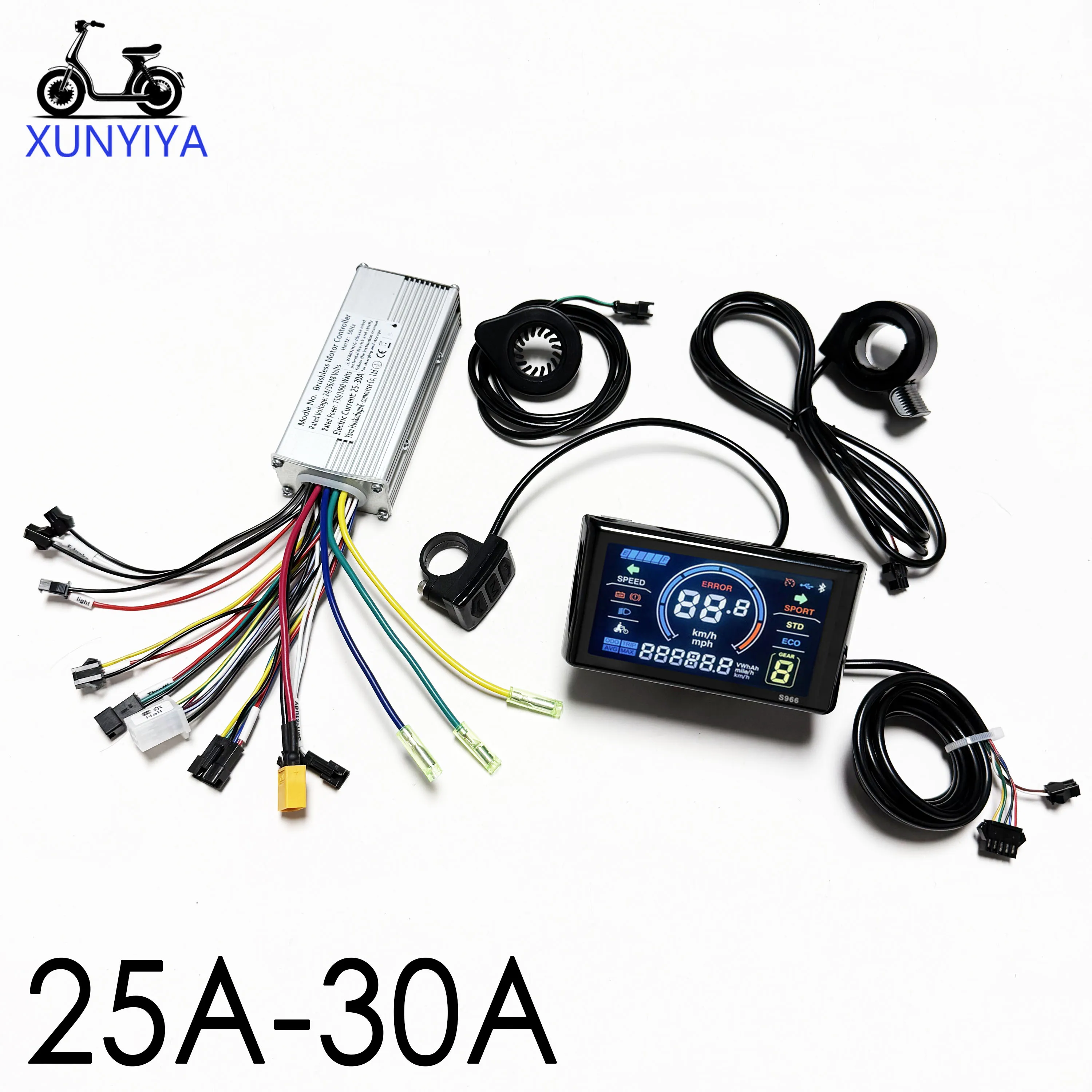 controleur-sans-balais-a-onde-sinusoidale-25a-30a-trois-modes-750w-1000w-avec-accelerateur-pas-ecran-lcd-couleur-s966-24v-36v-48v-pour-velo-electrique-trottinette