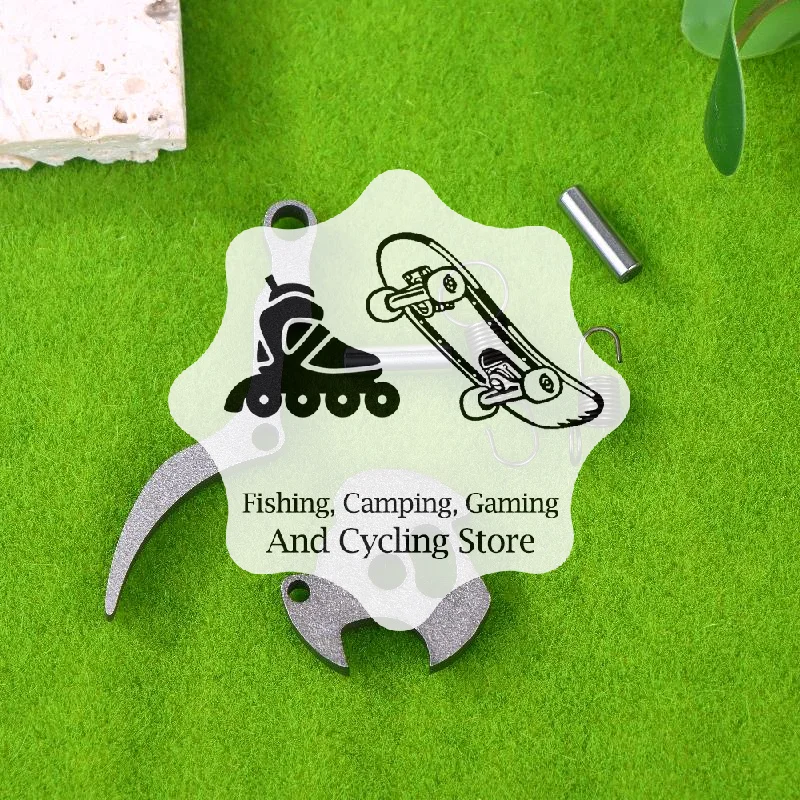Handheld Slingshot Release Device Fittings Aluminum Alloy Steel Automatic Rebound Stable DIY Release Device For Slingshot