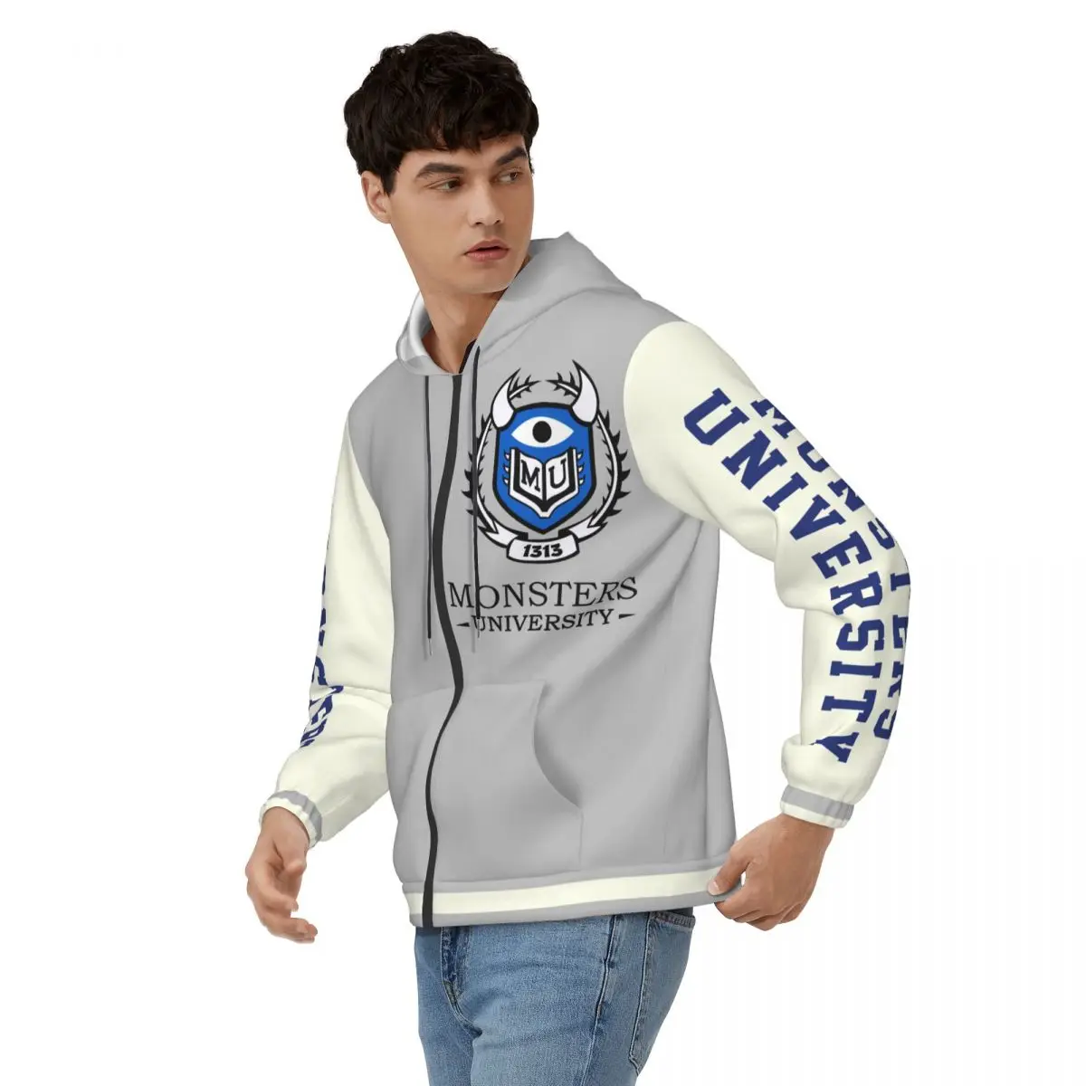 Men's Mike And Sullivan Hoodie Disney Monsters University Mike Clothes Funny Hoodies Original Clothing