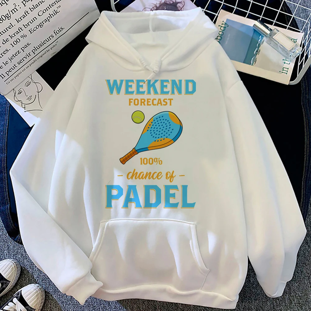 

Padel hoodies women Winter harajuku aesthetic 90s tracksuit hoddies female graphic sweater