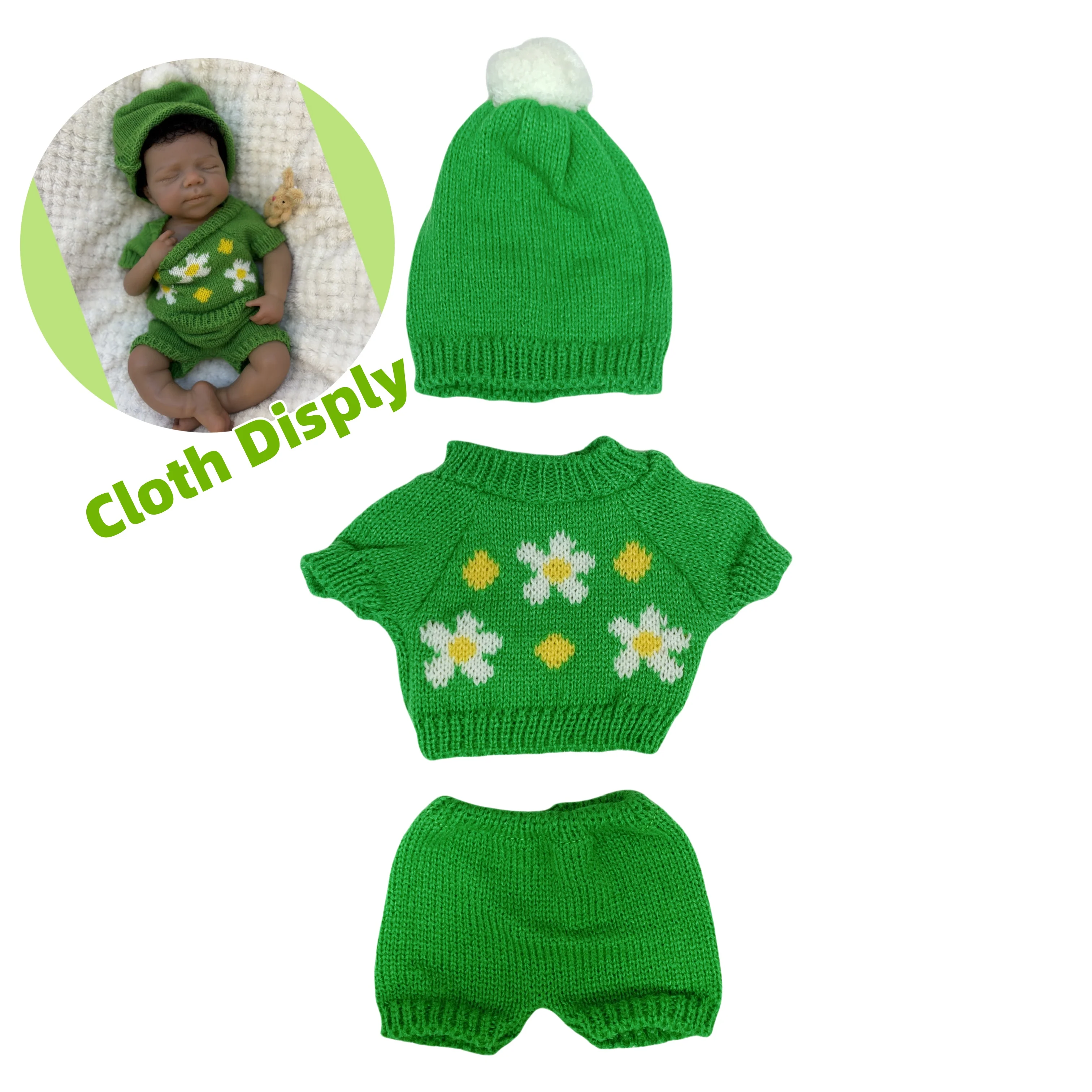 Peluches, 4 estilos, muñeca Reborn, trajes para muñecas Reborn de talla 12-13 pulgadas, ropa de calidad de tacto suave con sombrero